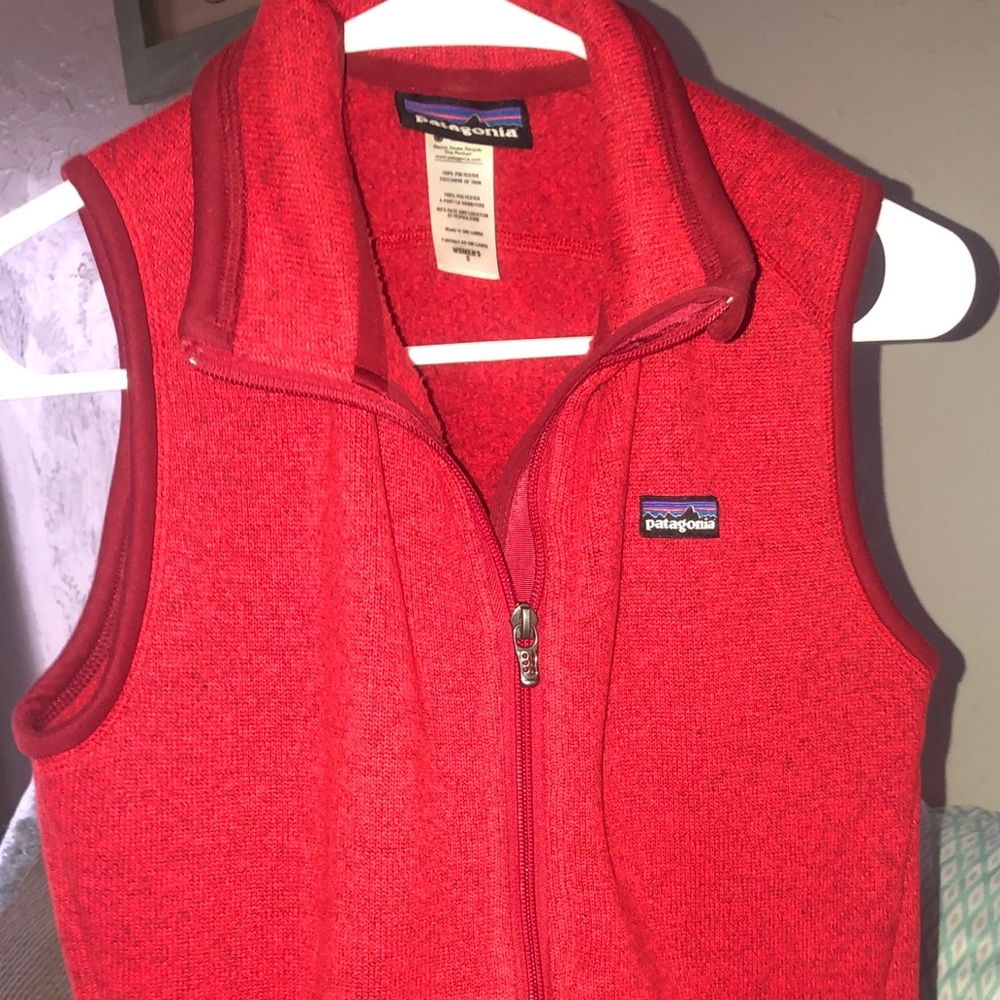 Women’s Red Patagonia Vest